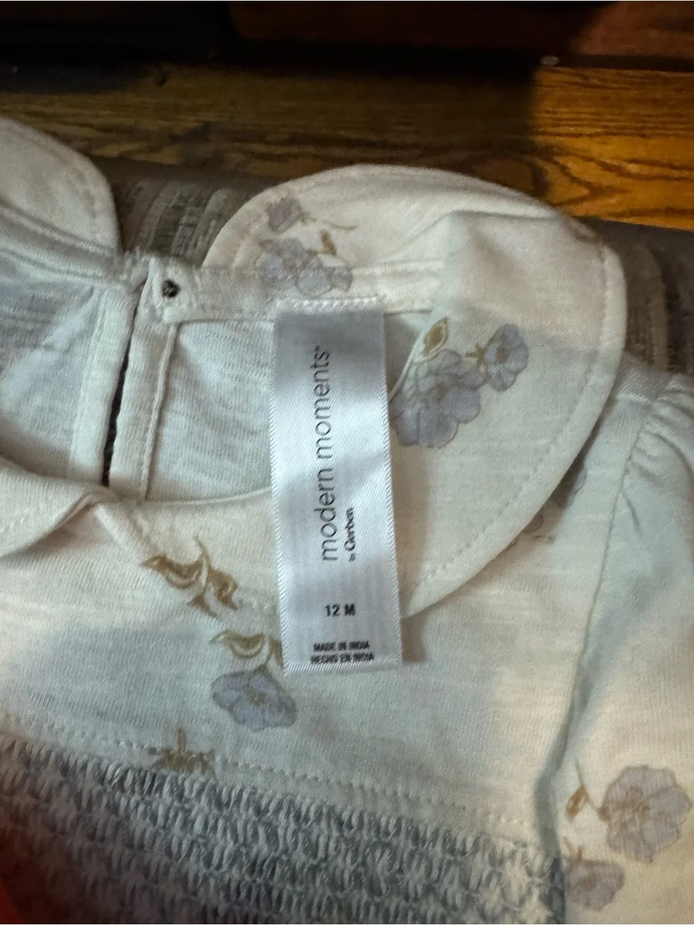 Orange Floral Baby Romper Set and NWT romper